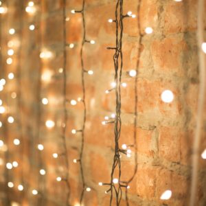 Kurtyna Świetlna Sople 3x3m 300 LED Biała Ciepła - obrazek 4