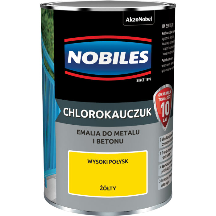 Nobiles  Chlorokauczuk 0,9L  Żółty