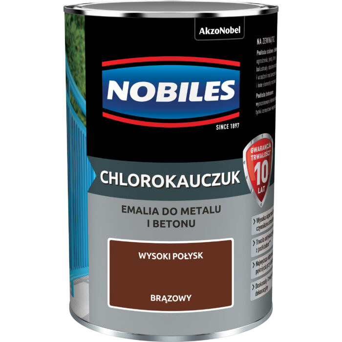 Nobiles  Chlorokauczuk 0,9L  Brązowy