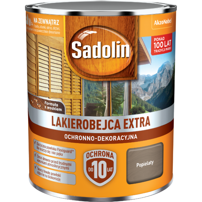 Sadolin lakierobejca Extra 0,75L  Popielaty