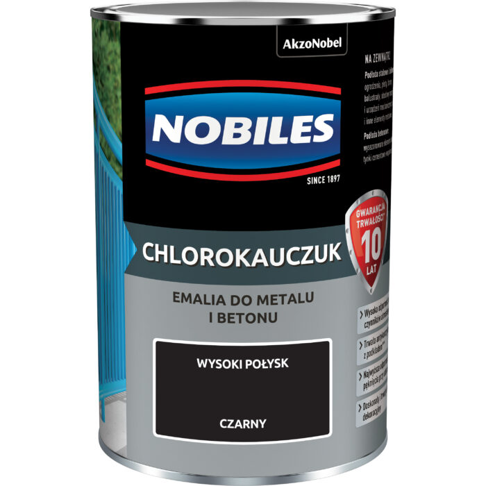 Nobiles  Chlorokauczuk 0,9L  Czarny