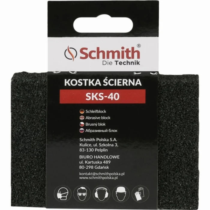 Kostka ścierna  70x100x25  P40  Schmith - obrazek 2