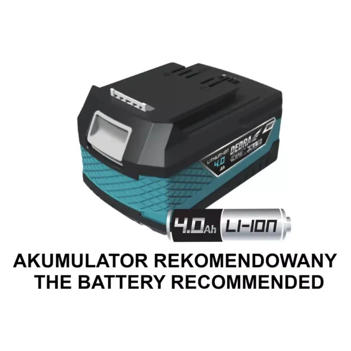 Dmuchawa do liści akumulatorowa 18V, DED7093 - obrazek 2
