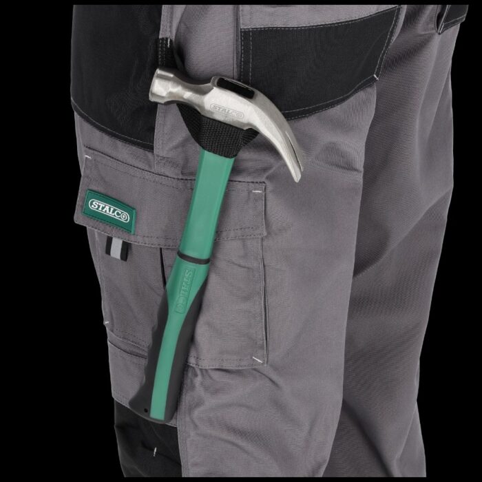 Spodnie  BASIC LINE Szare Rozm. M Stalco S-47856 - obrazek 7