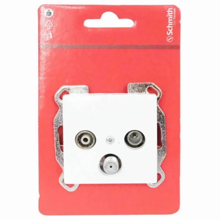 Gniazdo abonenckie RTV satelitarne 3dB  Schmith SGAPS-P/K - obrazek 2