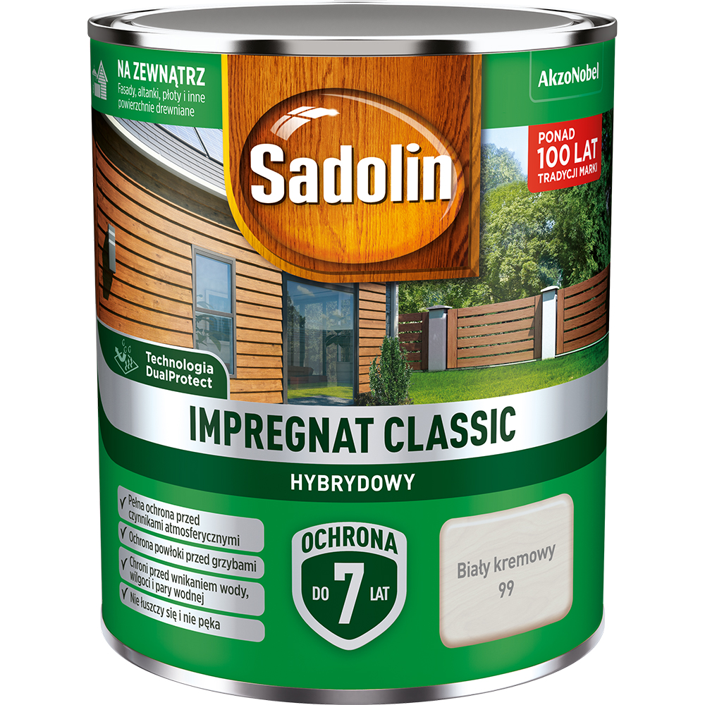 Sadolin impregnat classic 0,75L biały