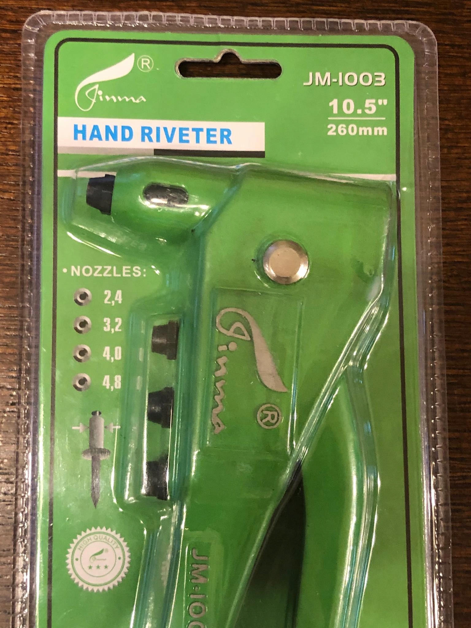 Nitownica hand riveter JM-1003 S-M (13070) - obrazek 2