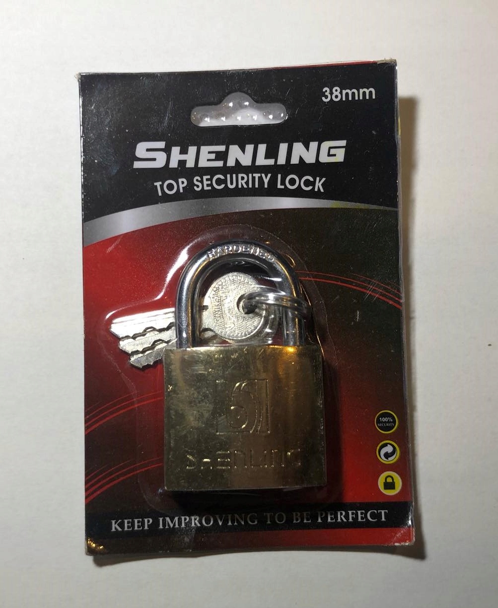 Kłódka mosiężna S-M 38