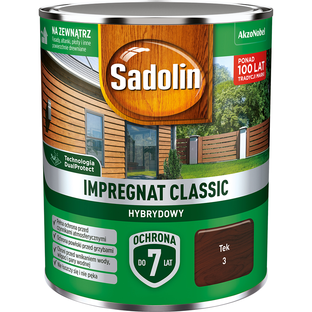 Sadolin impregnat classic 0,75L tek - obrazek 2