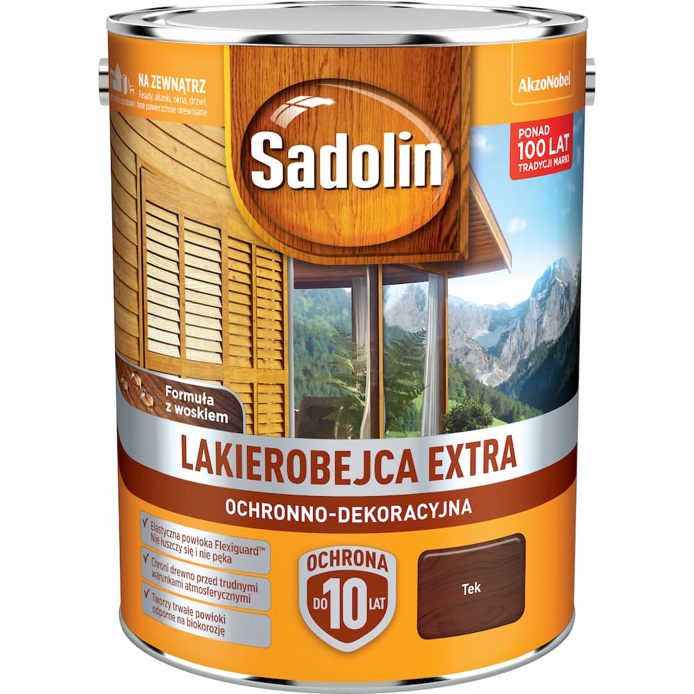 Sadolin Lakierobejca Extra 5,0L Tek