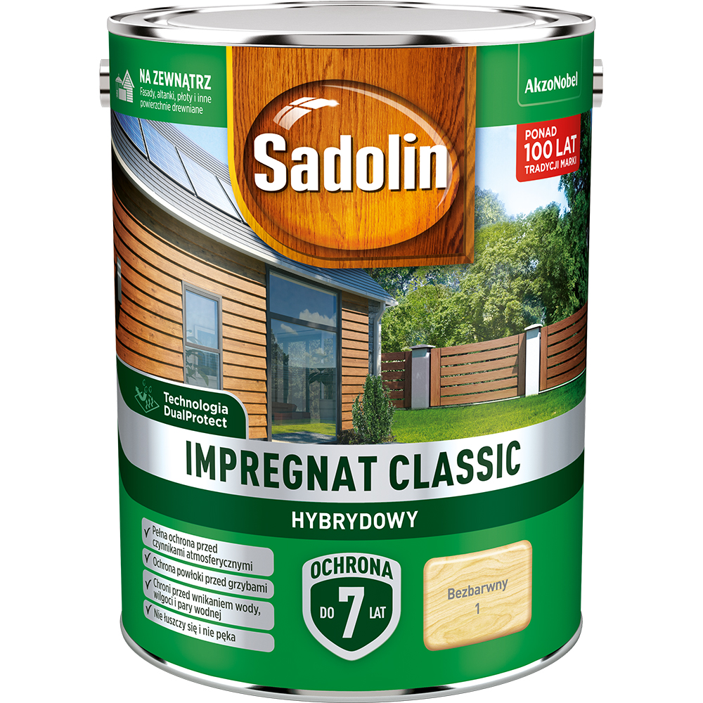 Sadolin impregnat classic 0,75L bezbarwny - obrazek 2