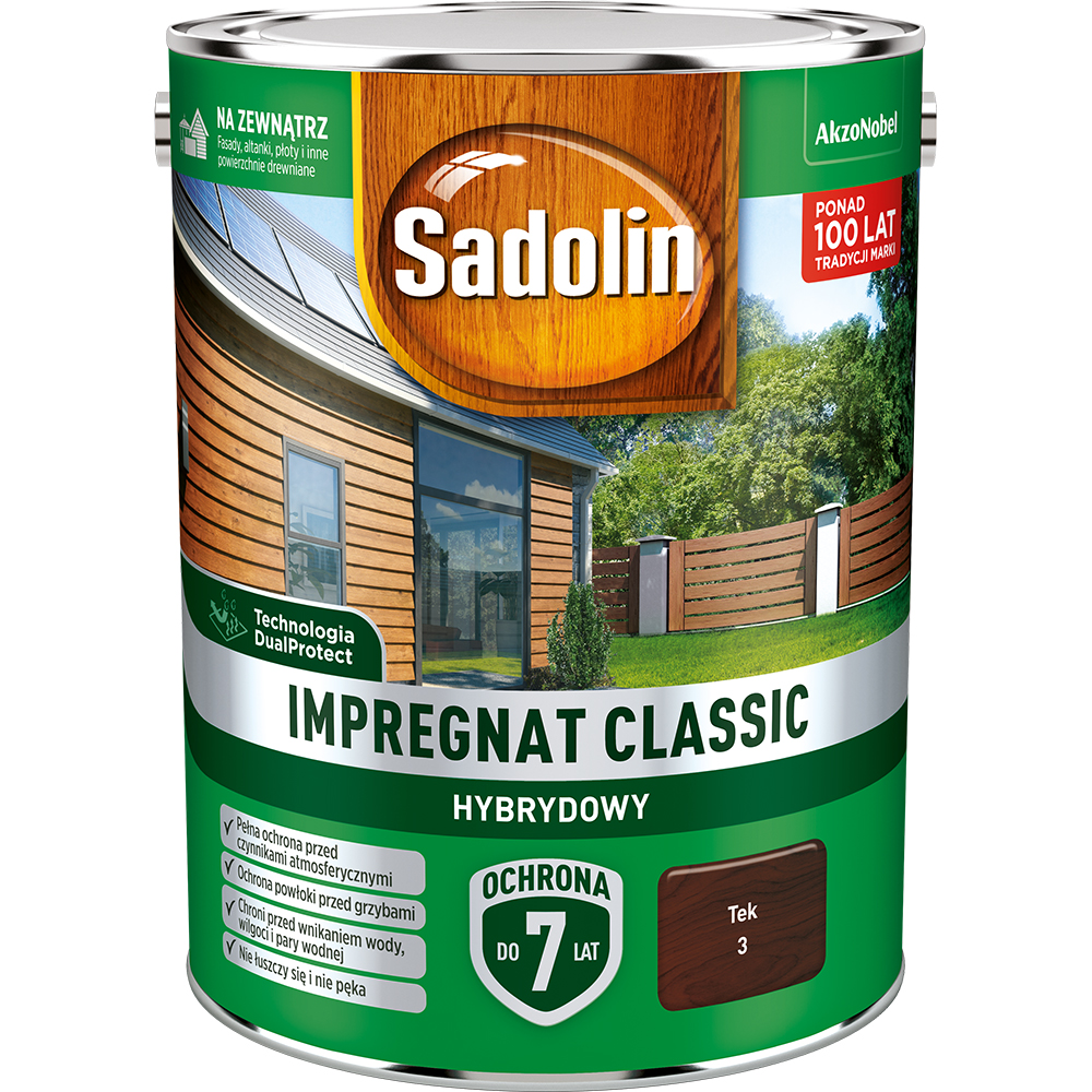 Sadolin impregnat classic 4,5L tek - obrazek 2
