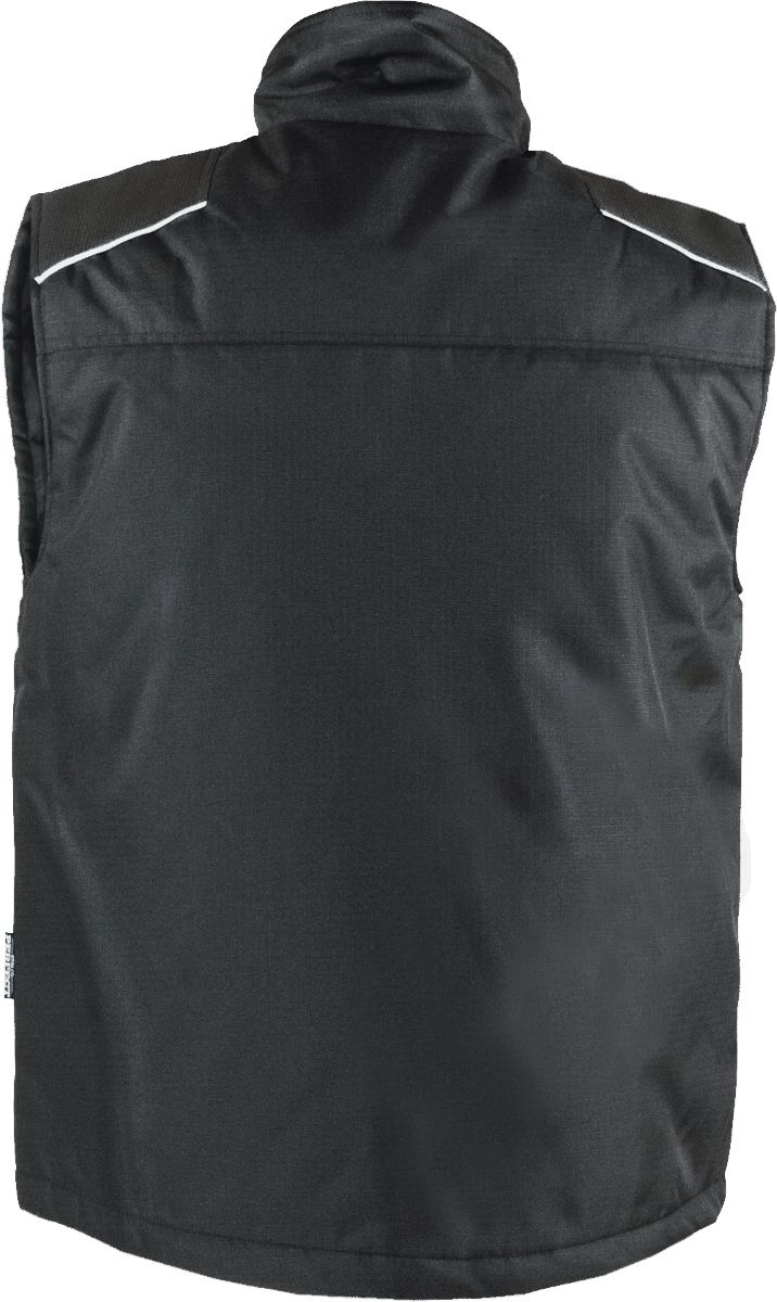 Kamizelka ocieplana męska RIPSTOP V Czarna XXL Stalco Perfect S-78390 - obrazek 2