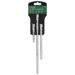 Zestaw przedłużek 3 elem. 75/100/150mm 1/4" Stalco S-54067