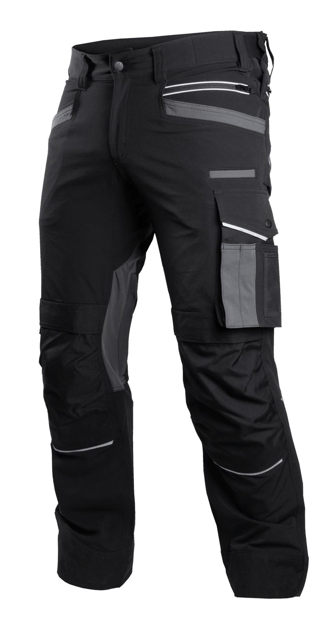 Spodnie robocze STRETCH LINE Czarne Rozm. XXXL Stalco Perfect S-79273