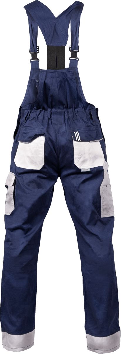 Spodnie ogrodniczki INDUSTRY LINE Granatowe Rozm. XL Stalco S-42121 - obrazek 2