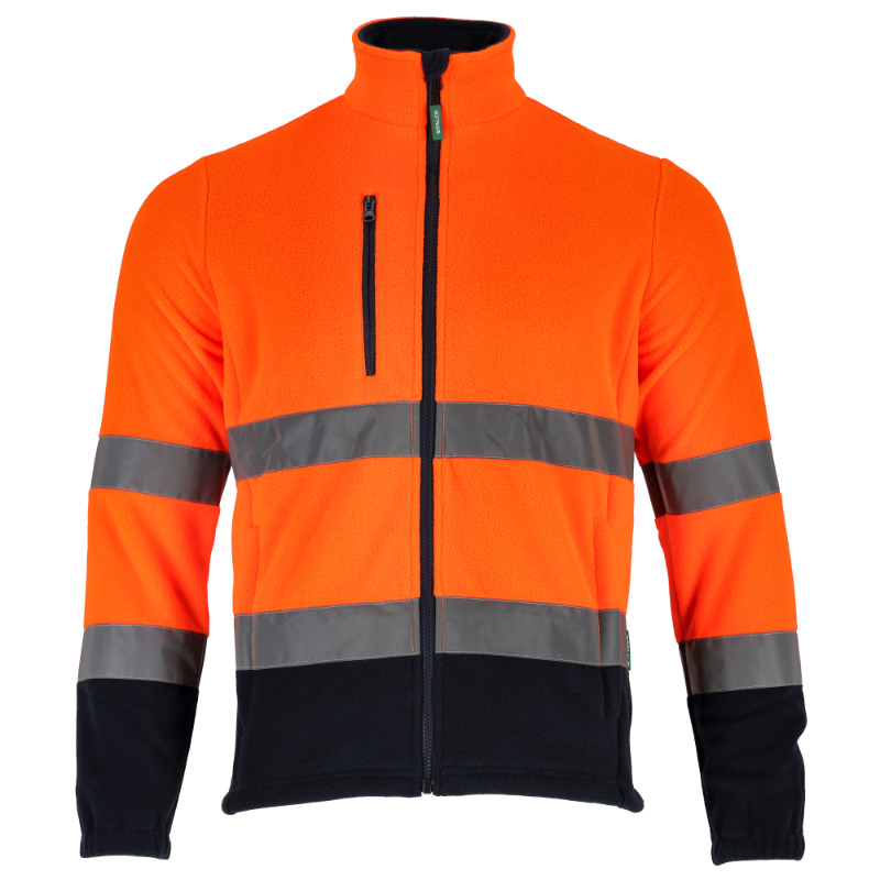 Bluza Polarowa Ostrzegawcza BASIC NEON LINE Pomarańczowa Rozm. L S-51718