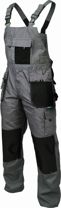 Spodnie Ogrodniczki BASIC LINE Szare Rozm. S Stalco S-47864 - obrazek 4