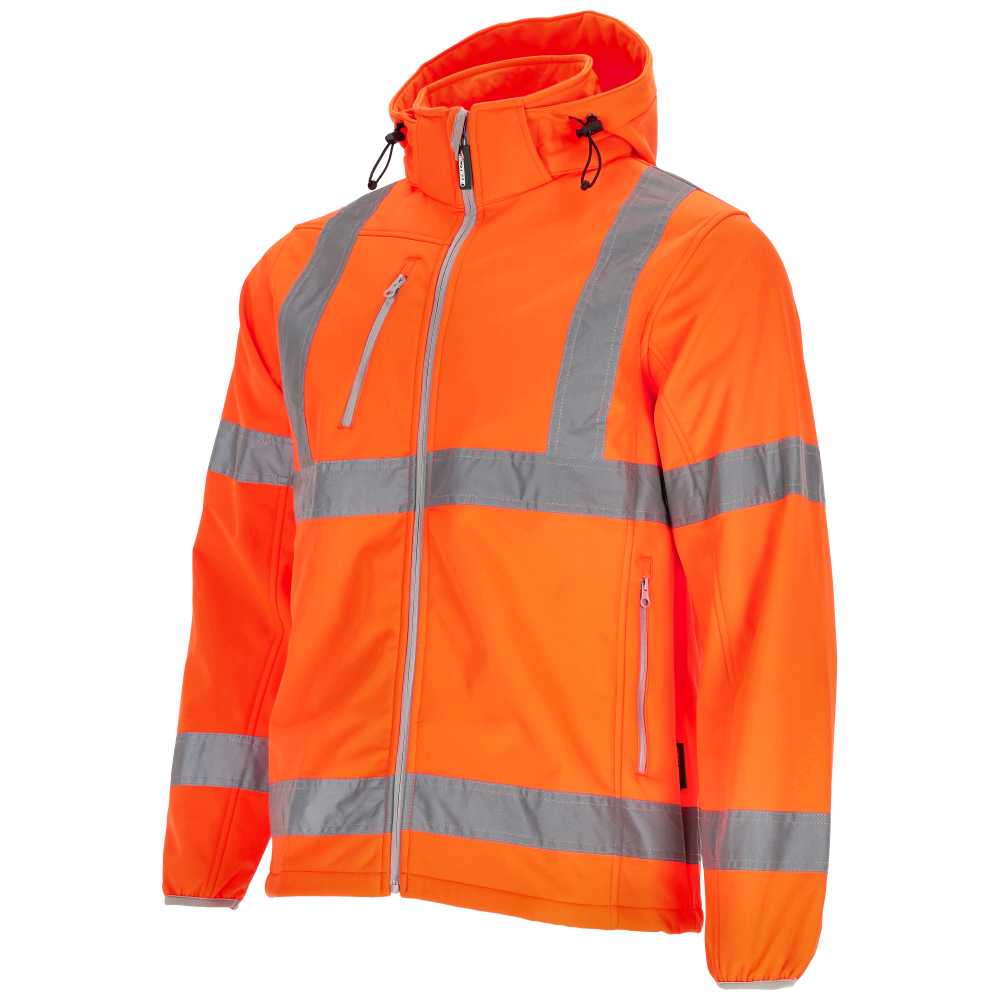 Kurtka softshell ostrzegawcza Męska NEON Pomarańczowa Rozm. M Stalco S-44043