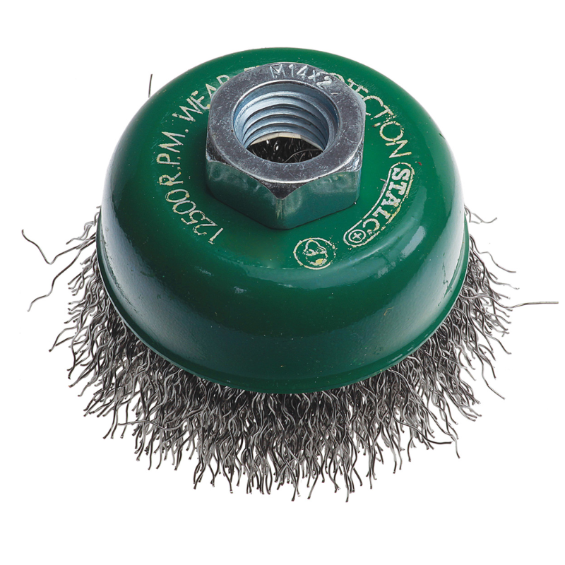 Szczotka czołowa do szlifierki kątowej 100mm Stalco S-34540 - obrazek 3