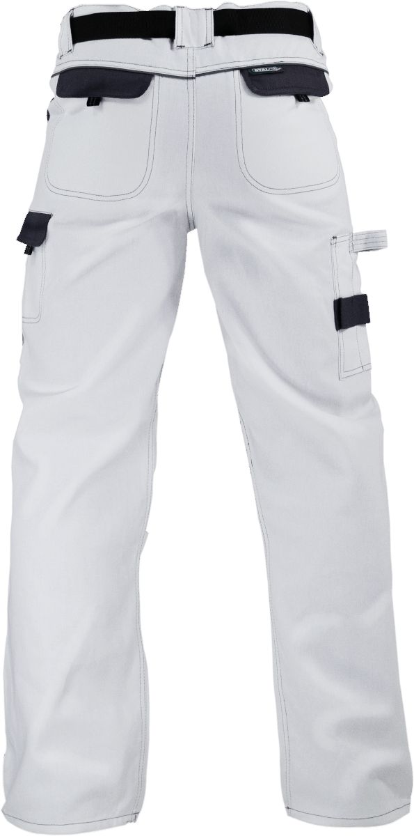 Spodnie robocze ALLROUND LINE Białe Rozm. M Stalco S-42139 - obrazek 2