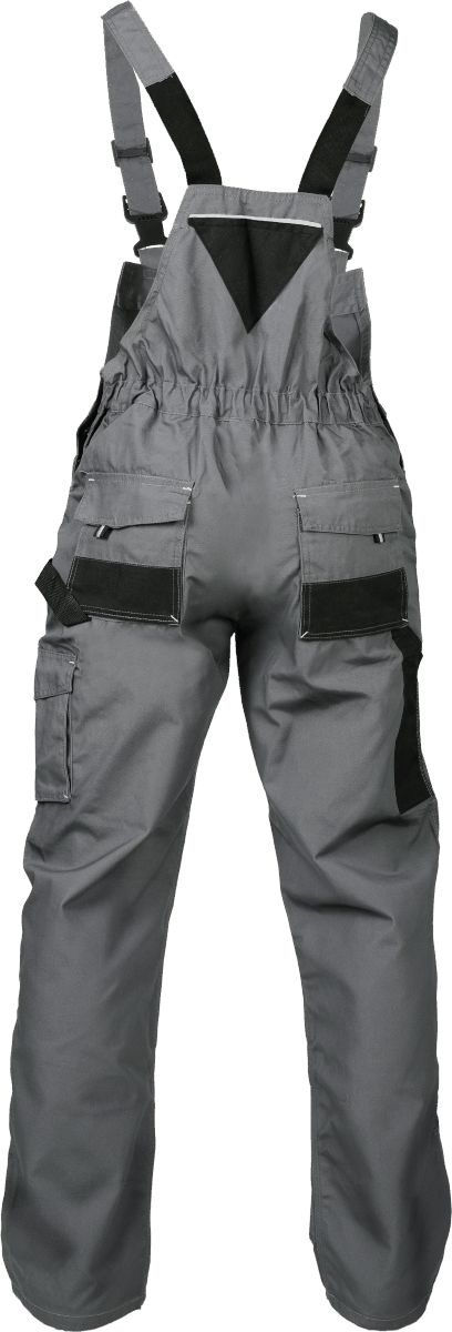 Spodnie Ogrodniczki BASIC LINE Szare Rozm. S Stalco S-47864 - obrazek 2